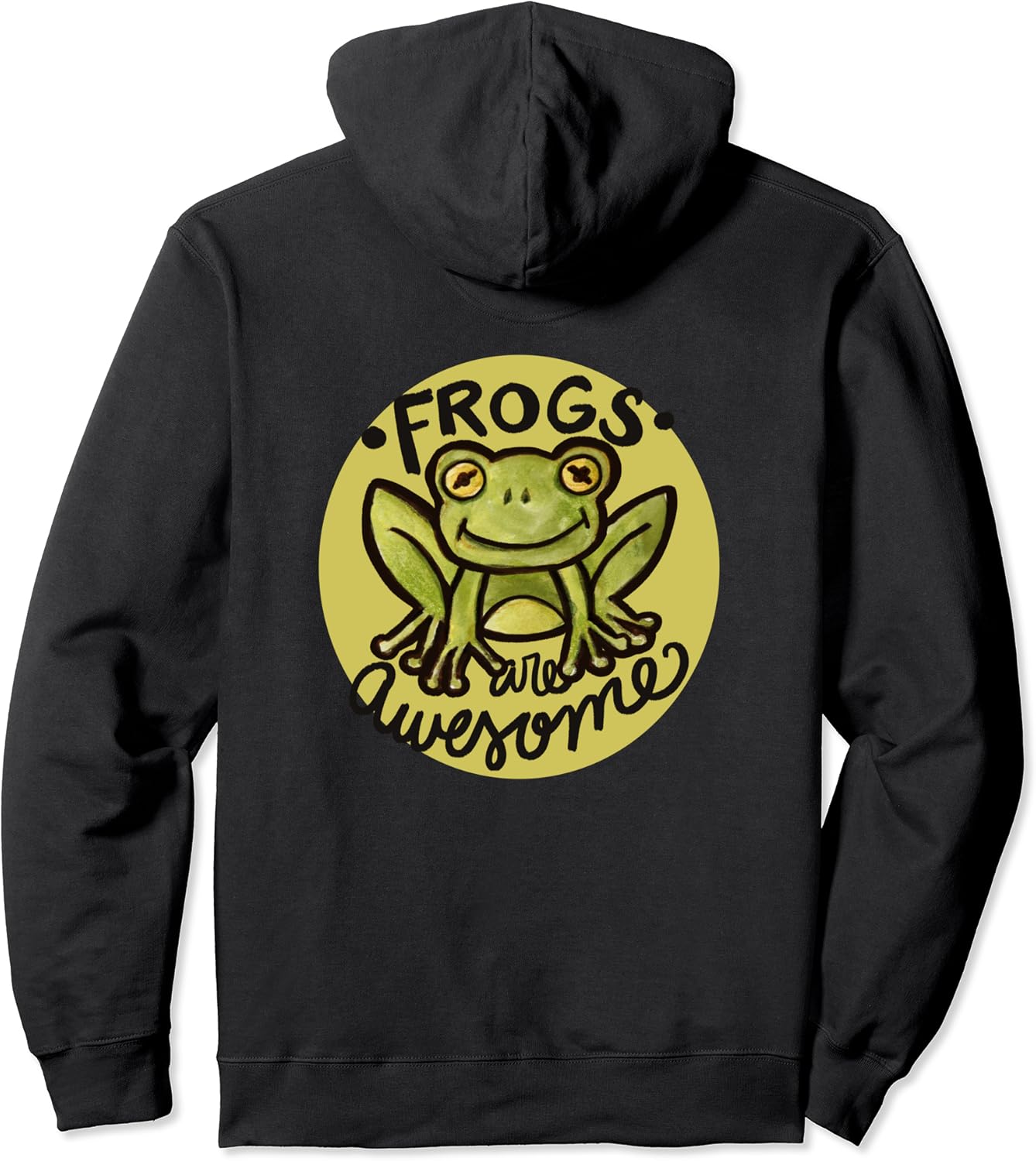 Frogs are Awesome Pullover Hoodie Amazon.co.uk Fashion